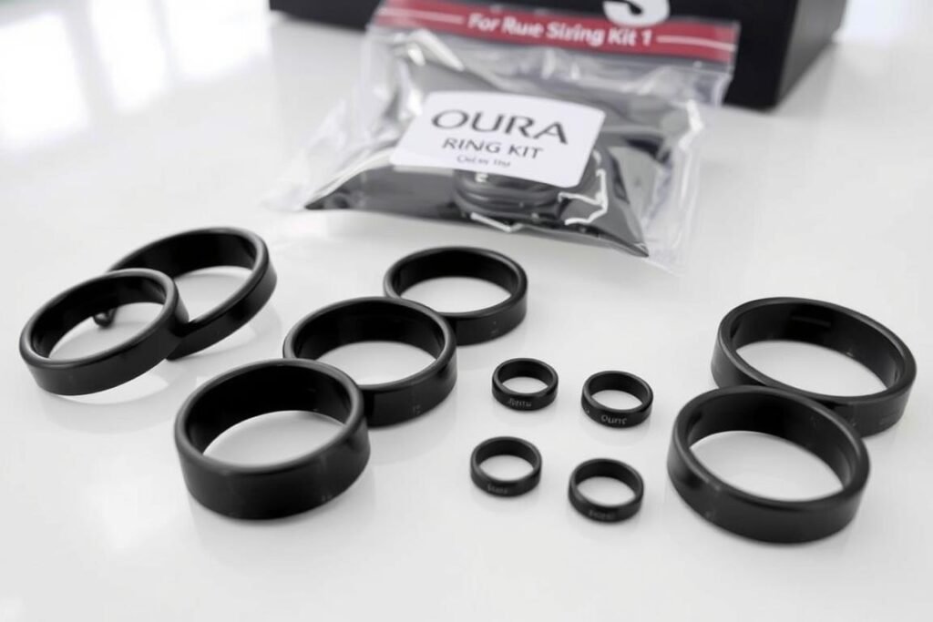 Oura Ring 4 sizing kit with multiple plastic sizing rings
